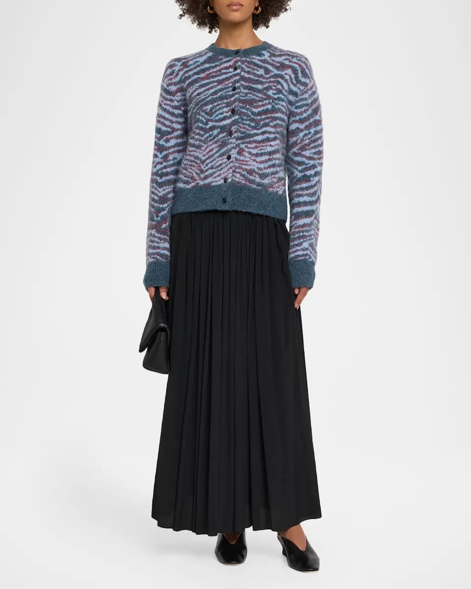 3.1 Phillip Lim Tiger-Print Alpaca-Blend Cardigan | Thumbnail 2 3.1 Phillip Lim Tiger-Print Alpaca-Blend Cardigan | Thumbnail 2