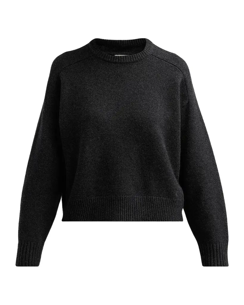 Loulou de Saison Breha Wool-Cashmere Piped Sweater | Image 1 Loulou de Saison Breha Wool-Cashmere Piped Sweater | Image 1