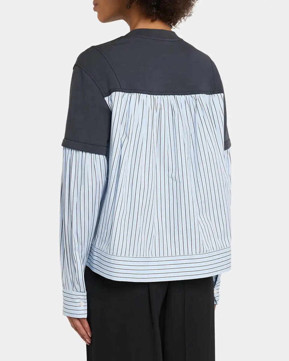 3.1 Phillip Lim Mixed-Media Layered Sweatshirt | Thumbnail 3 3.1 Phillip Lim Mixed-Media Layered Sweatshirt | Thumbnail 3
