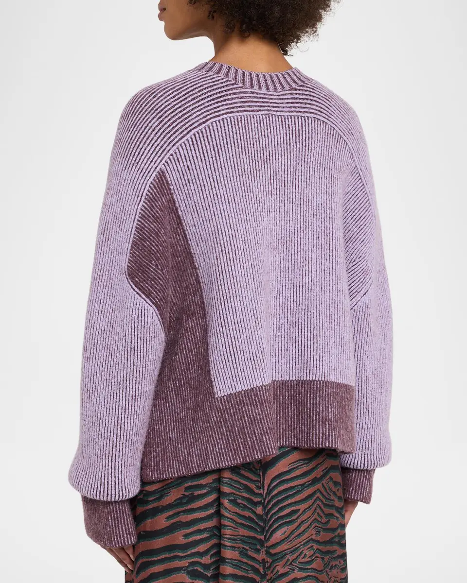 3.1 Phillip Lim Oversized Bi-Color Alpaca-Blend Cardigan | Thumbnail 3 3.1 Phillip Lim Oversized Bi-Color Alpaca-Blend Cardigan | Thumbnail 3
