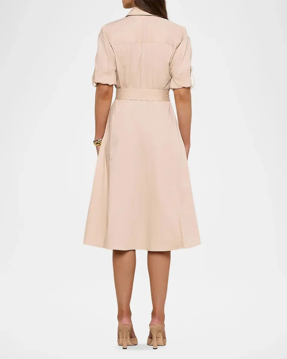 L'Agence Callen Belted Midi Shirtdress | Thumbnail 3