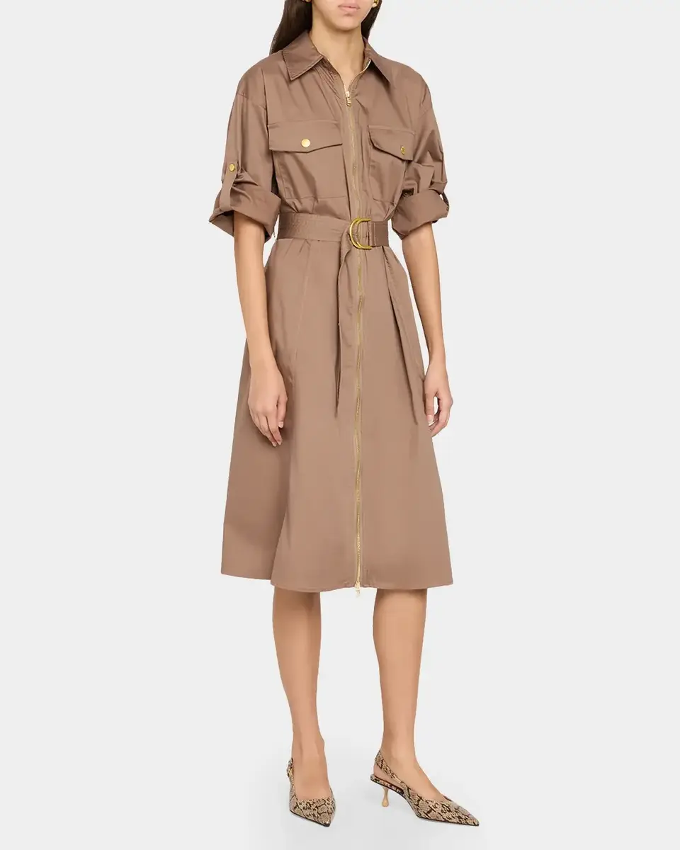 L'Agence Callen Belted Midi Shirtdress | Thumbnail 4 L'Agence Callen Belted Midi Shirtdress | Thumbnail 4
