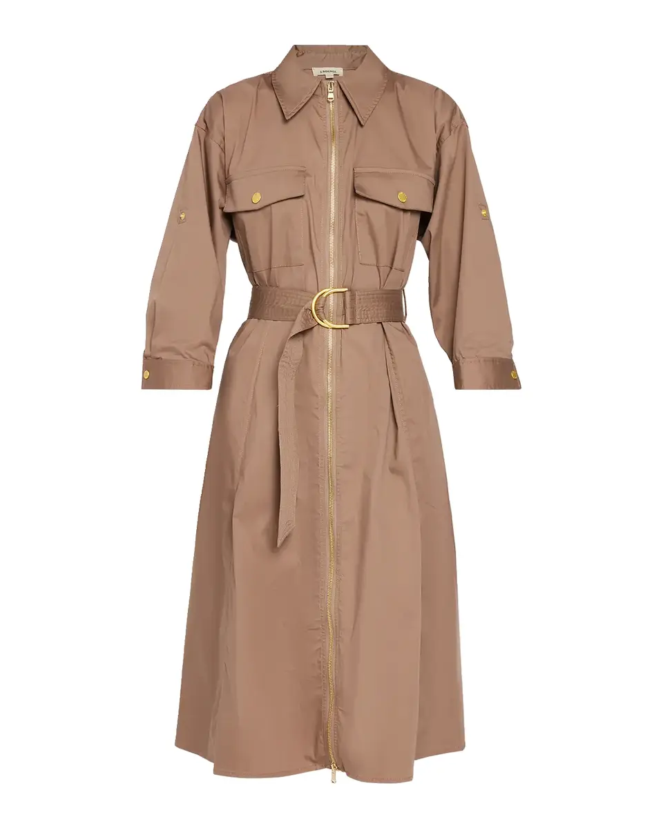 L'Agence Callen Belted Midi Shirtdress | Thumbnail 5 L'Agence Callen Belted Midi Shirtdress | Thumbnail 5