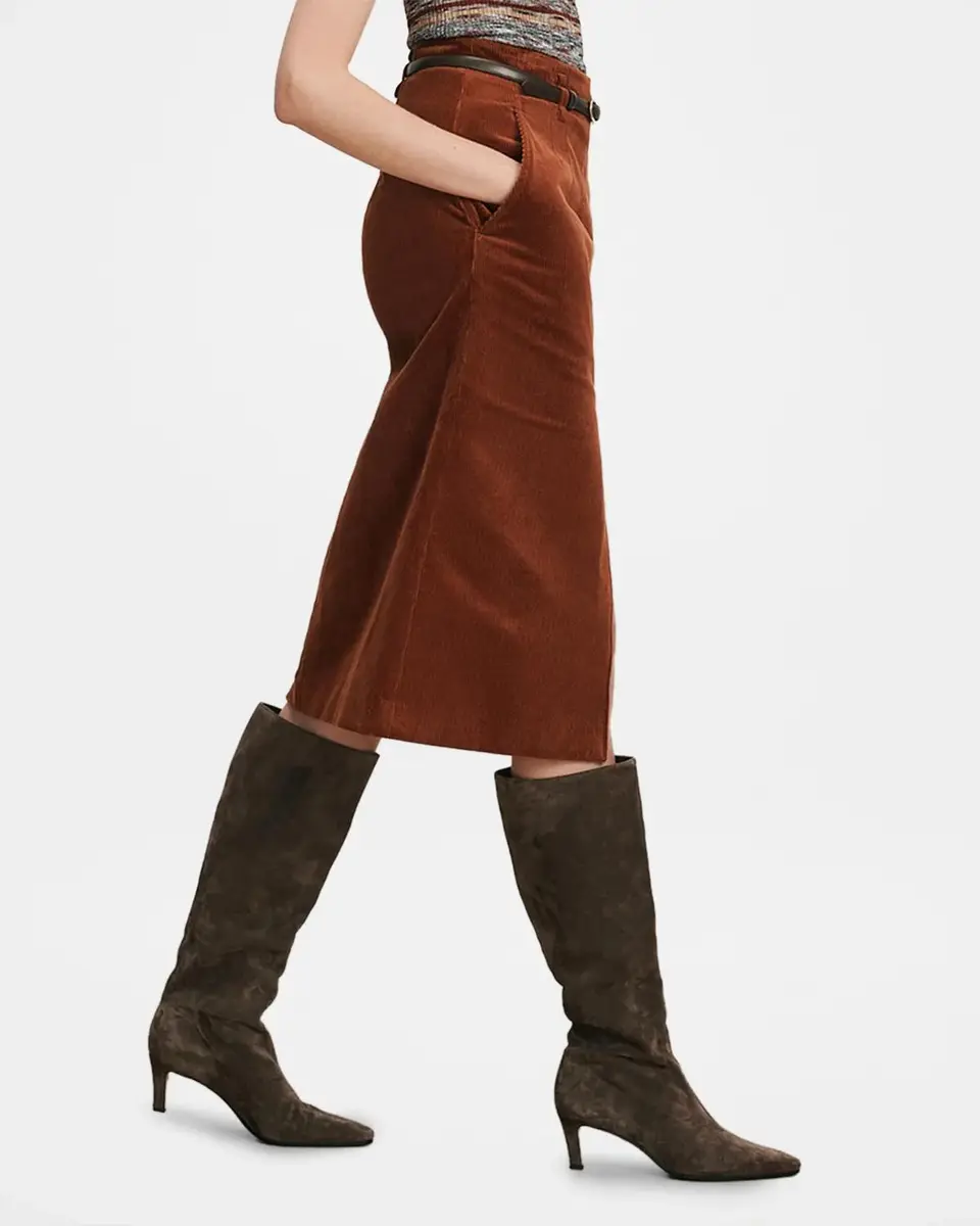 Veronica Beard Alexie Corduroy Midi Skirt | Thumbnail 5 Veronica Beard Alexie Corduroy Midi Skirt | Thumbnail 5