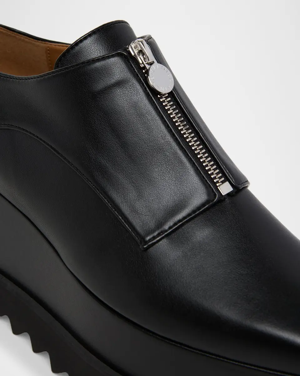 Stella McCartney Elyse 80MM Zipped Platform Derby Shoes | Thumbnail 5 Stella McCartney Elyse 80MM Zipped Platform Derby Shoes | Thumbnail 5