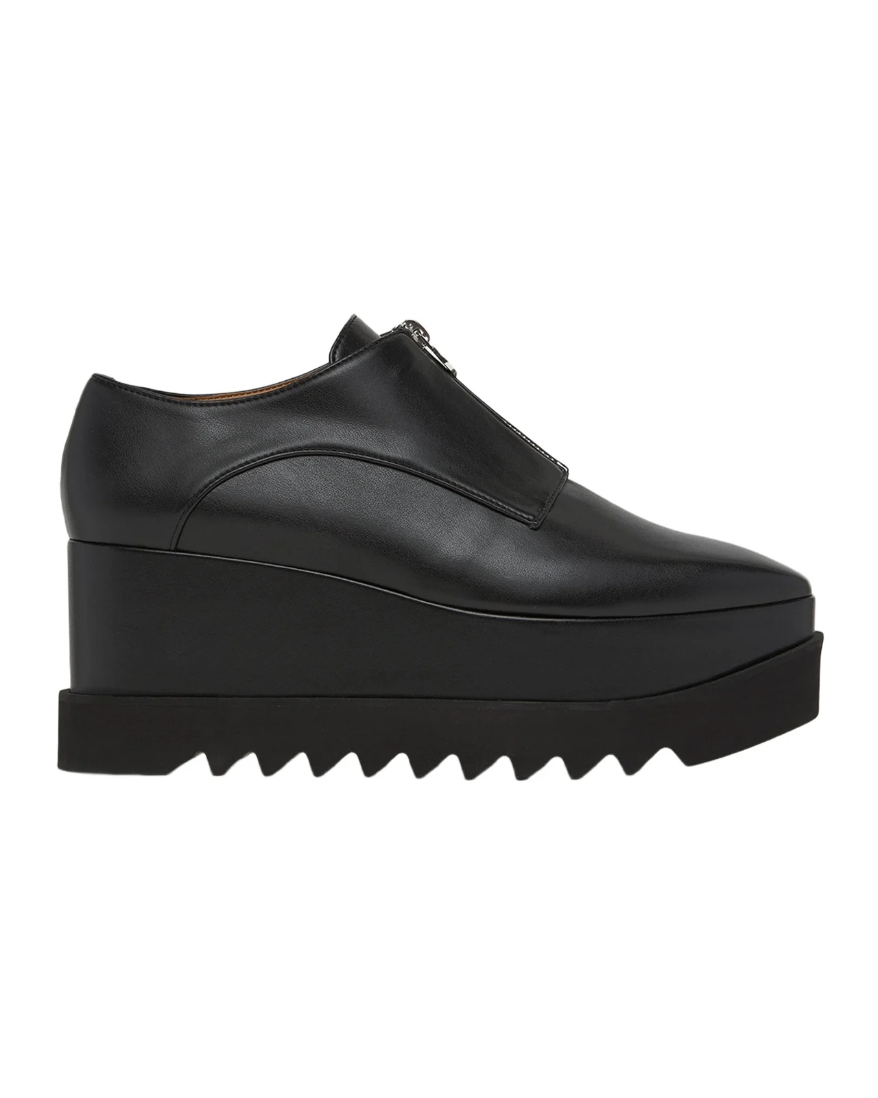 Elyse 80MM Zipped Platform Derby Shoes
