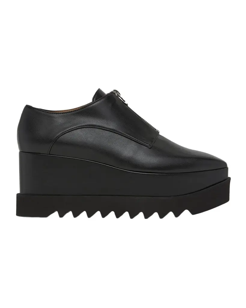 Stella McCartney Elyse 80MM Zipped Platform Derby Shoes | Image 1 Stella McCartney Elyse 80MM Zipped Platform Derby Shoes | Image 1
