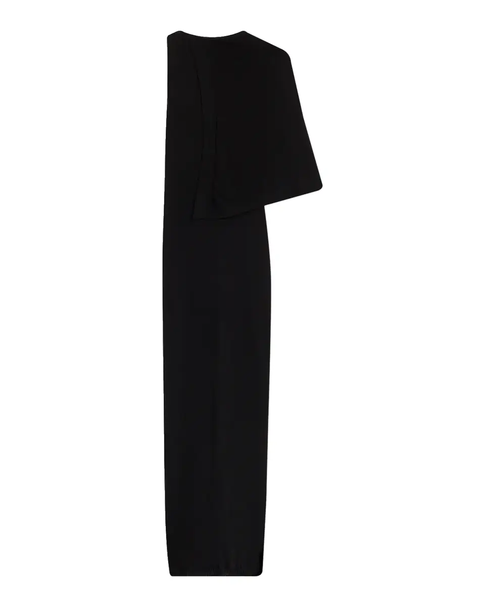 Rick Owens Sleeveless Asymmetric Scarf Wool Knit Maxi Dress | Thumbnail 5 Rick Owens Sleeveless Asymmetric Scarf Wool Knit Maxi Dress | Thumbnail 5