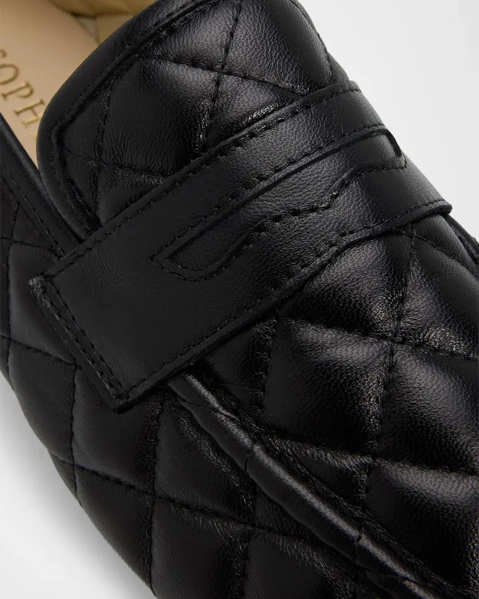 SOPHIQUE Essenziale Quilted Leather Penny Loafers | Thumbnail 3 SOPHIQUE Essenziale Quilted Leather Penny Loafers | Thumbnail 3