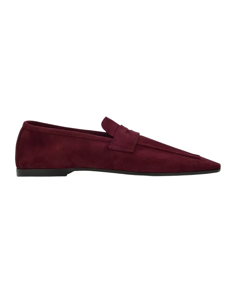SOPHIQUE Essenziale Leopard Suede Penny Loafers | Image 1 SOPHIQUE Essenziale Leopard Suede Penny Loafers | Image 1