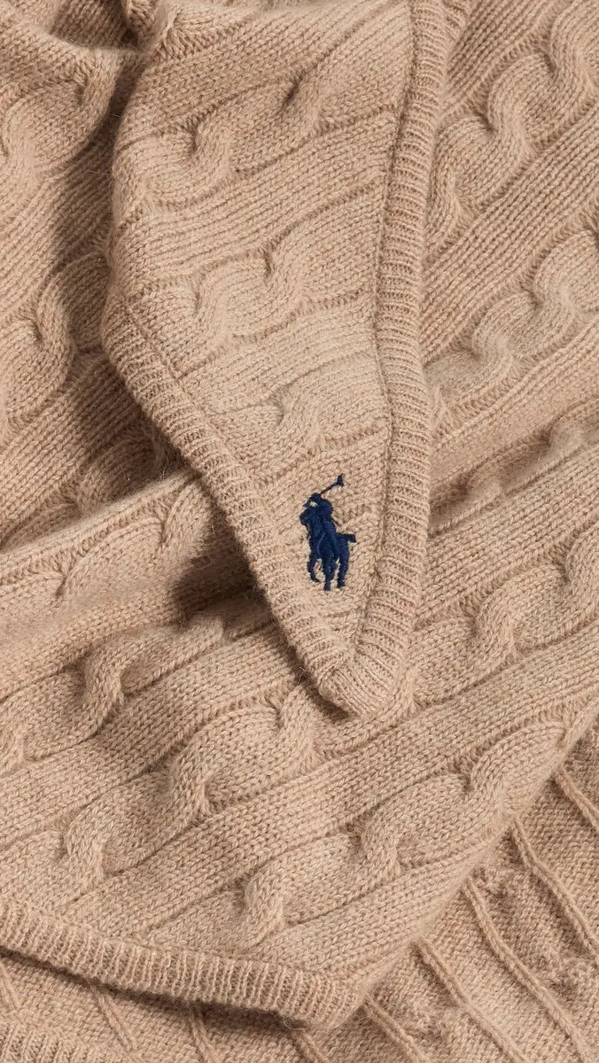 Polo Ralph Lauren Cable Triangle Scarf | Thumbnail 5