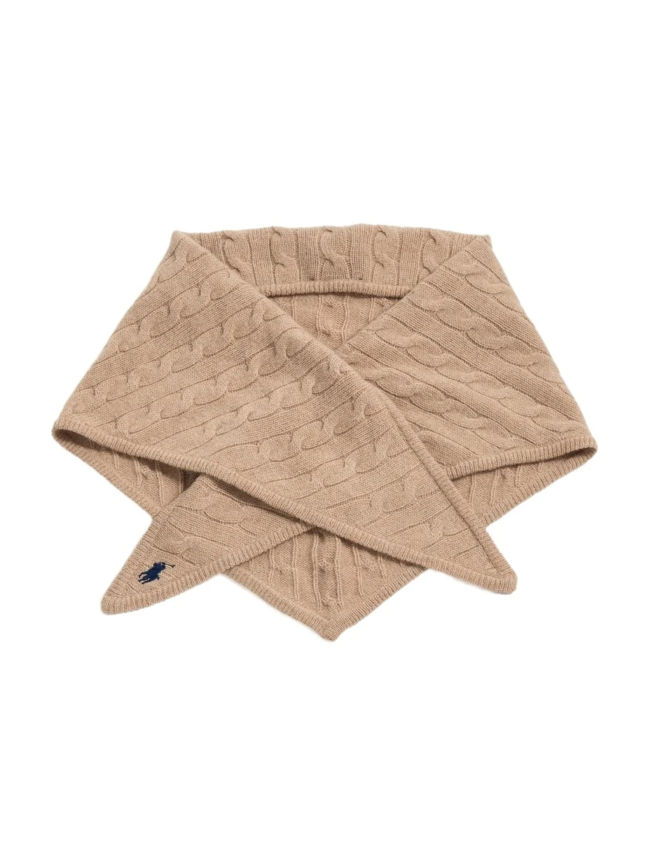 Cable Triangle Scarf Cable Triangle Scarf