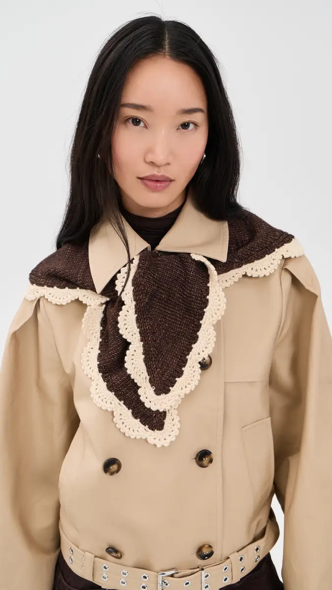 Loeffler Randall Monty Merino Wool Triangle Scarf | Thumbnail 3 Loeffler Randall Monty Merino Wool Triangle Scarf | Thumbnail 3