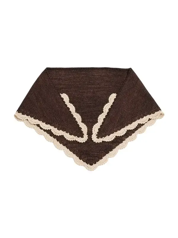 Monty Merino Wool Triangle Scarf Monty Merino Wool Triangle Scarf