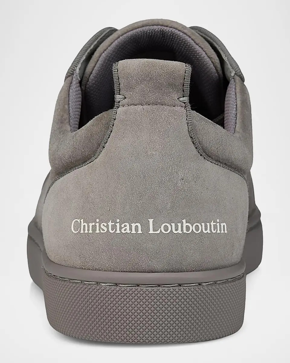 Christian Louboutin Louis Jr Spikes Canopy Suede Sneakers | Thumbnail 2 Christian Louboutin Louis Jr Spikes Canopy Suede Sneakers | Thumbnail 2