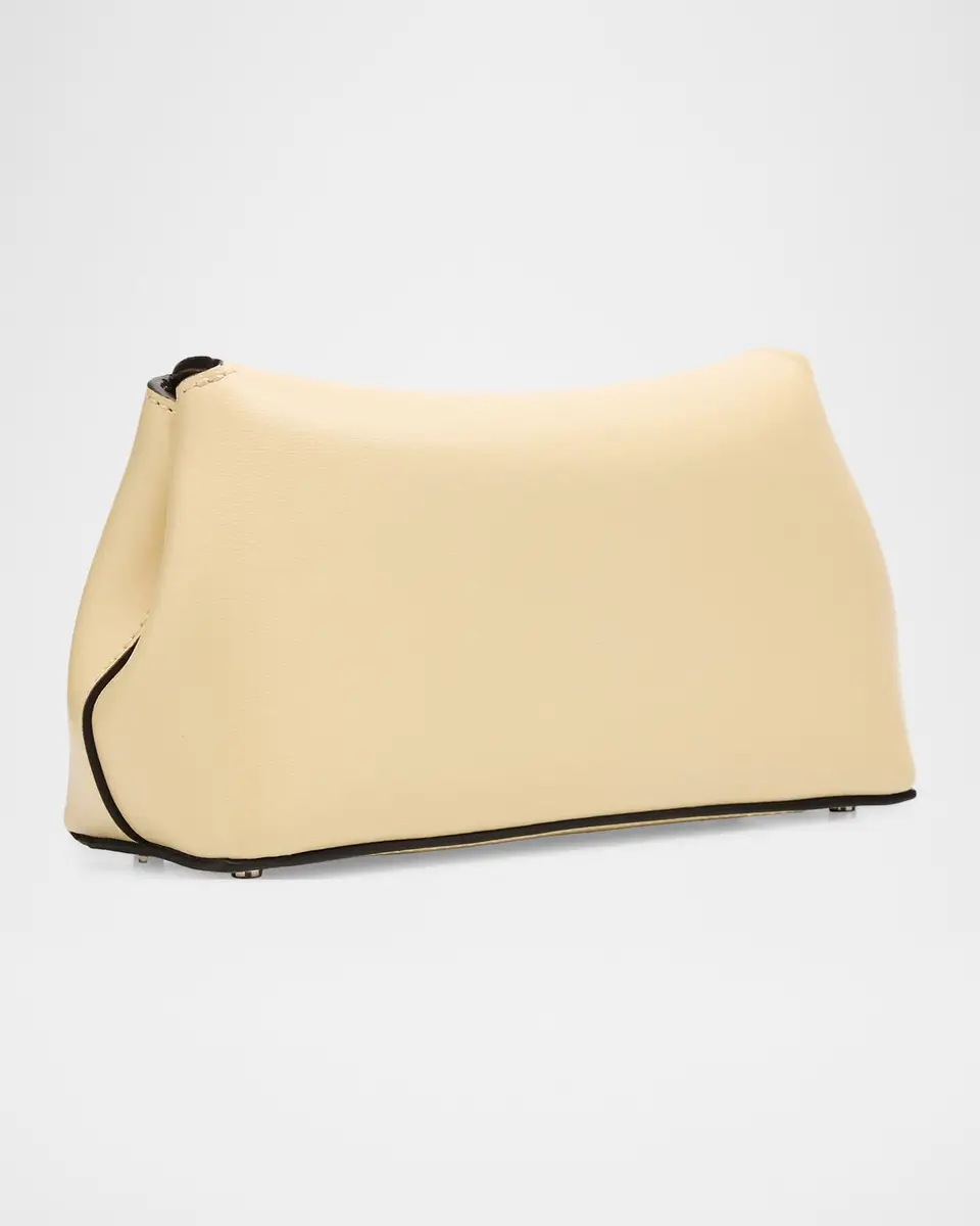 TOTEME Mini T-Lock Leather Clutch Bag | Thumbnail 3 TOTEME Mini T-Lock Leather Clutch Bag | Thumbnail 3