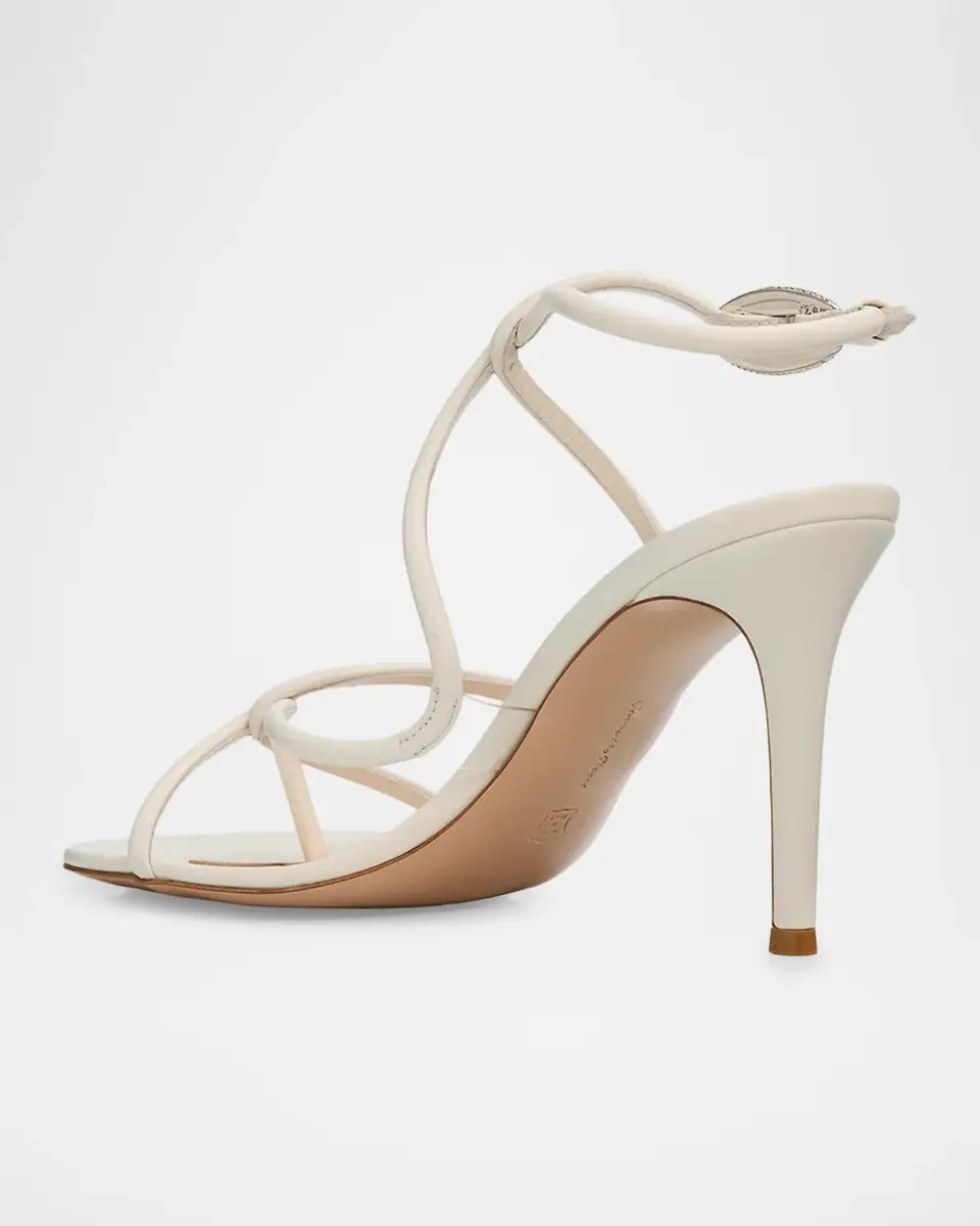 Gianvito Rossi Jungle Mamba 85MM Leather & Rhinestone Sandals | Thumbnail 2 Gianvito Rossi Jungle Mamba 85MM Leather & Rhinestone Sandals | Thumbnail 2