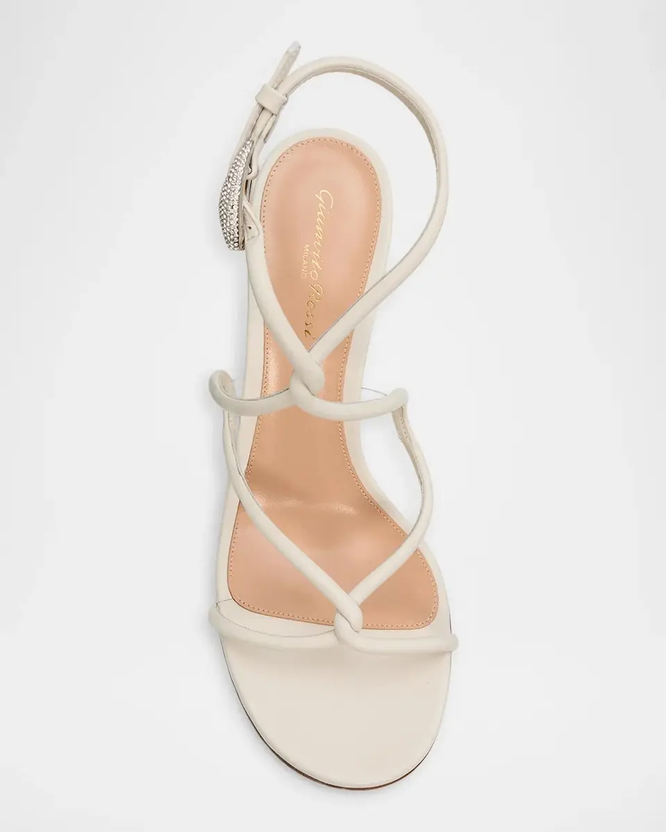 Gianvito Rossi Jungle Mamba 85MM Leather & Rhinestone Sandals | Thumbnail 4 Gianvito Rossi Jungle Mamba 85MM Leather & Rhinestone Sandals | Thumbnail 4