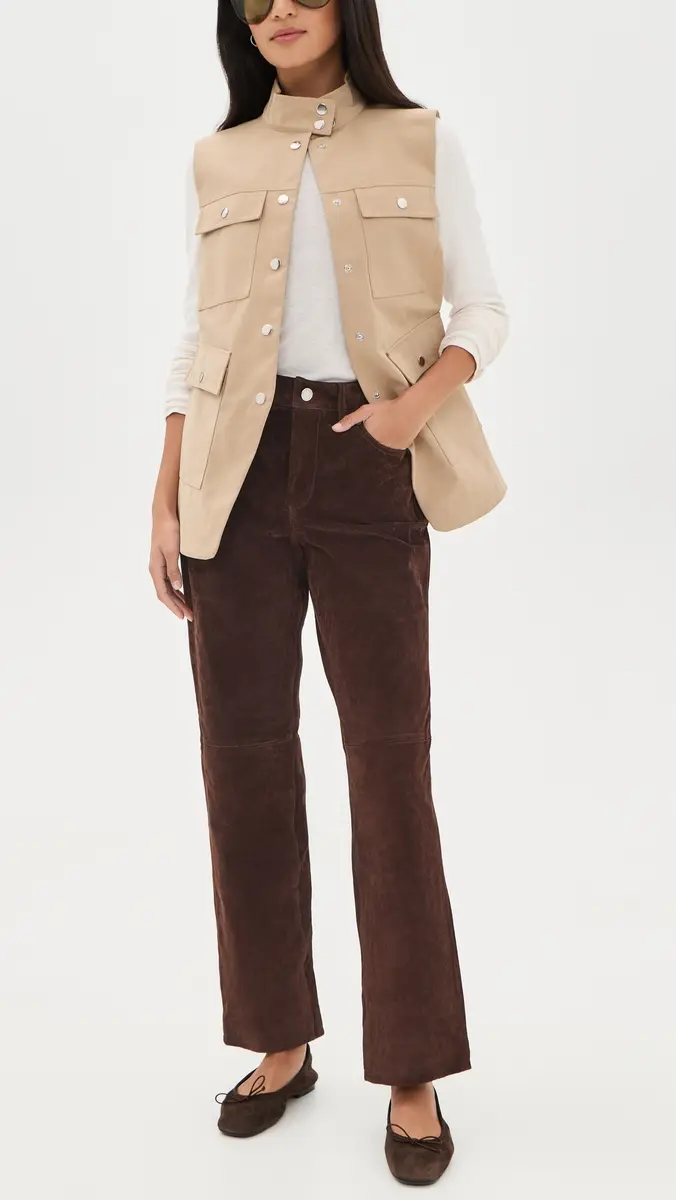 BLANKNYC Stanton Straight Leg Suede Pants | Thumbnail 5 BLANKNYC Stanton Straight Leg Suede Pants | Thumbnail 5