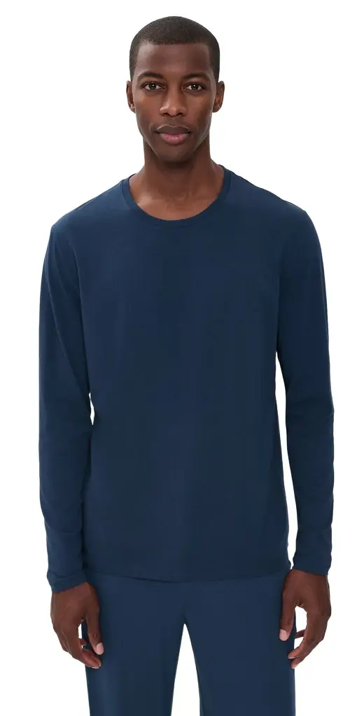 Tommy John econd kin Long Sleeve Crewneck Dress Blues | Image 1 Tommy John econd kin Long Sleeve Crewneck Dress Blues | Image 1
