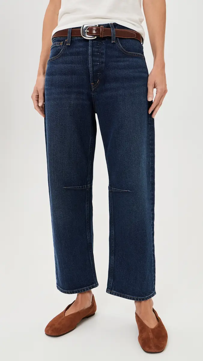 Madewell Darted Petite Barrel Jeans | Thumbnail 2