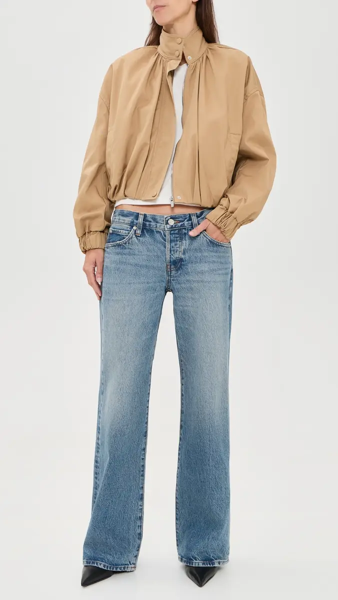 Frame The Pixie Gray Jeans | Thumbnail 5
