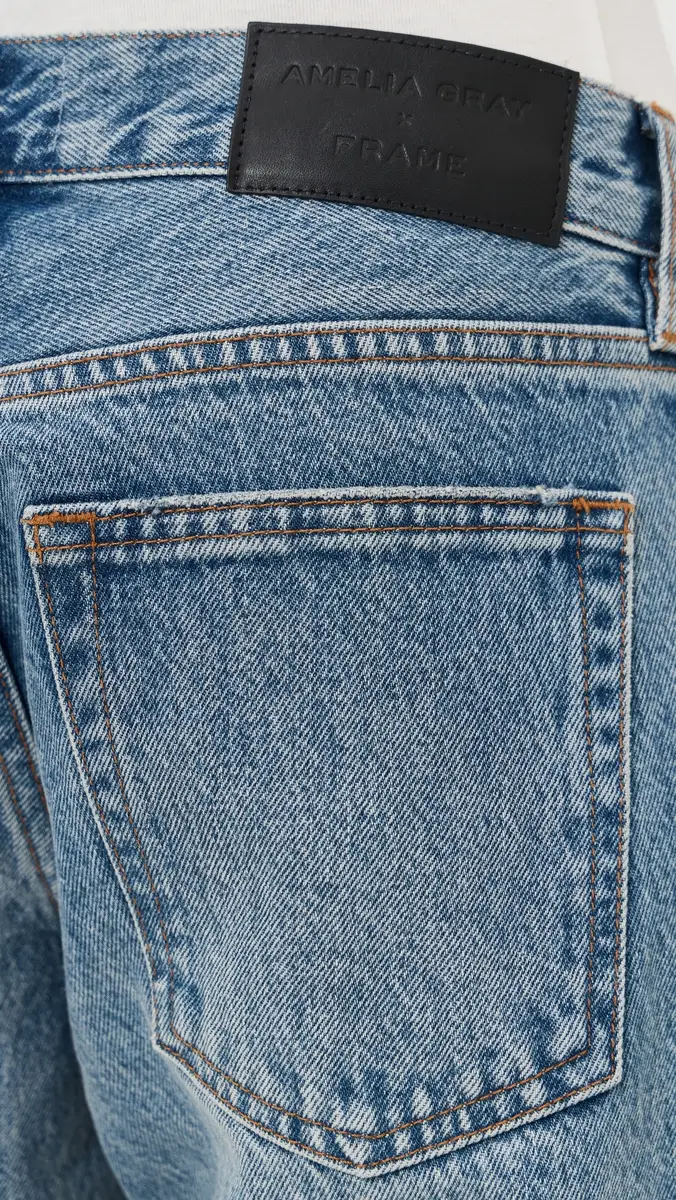 Frame The Pixie Gray Jeans | Thumbnail 6