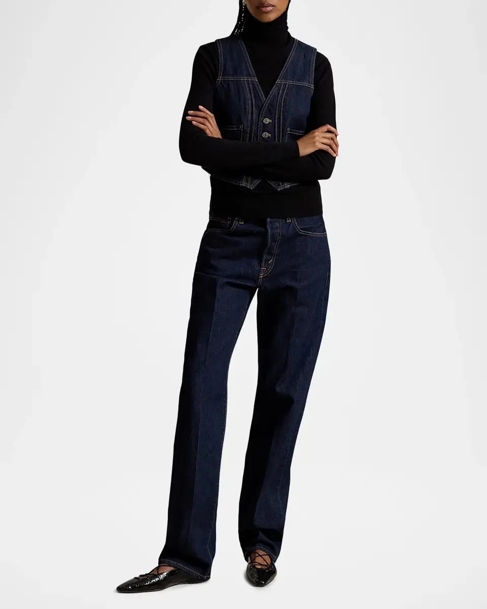 Polo Ralph Lauren Relaxed Straight-Leg Denim Jeans | Thumbnail 2 Polo Ralph Lauren Relaxed Straight-Leg Denim Jeans | Thumbnail 2