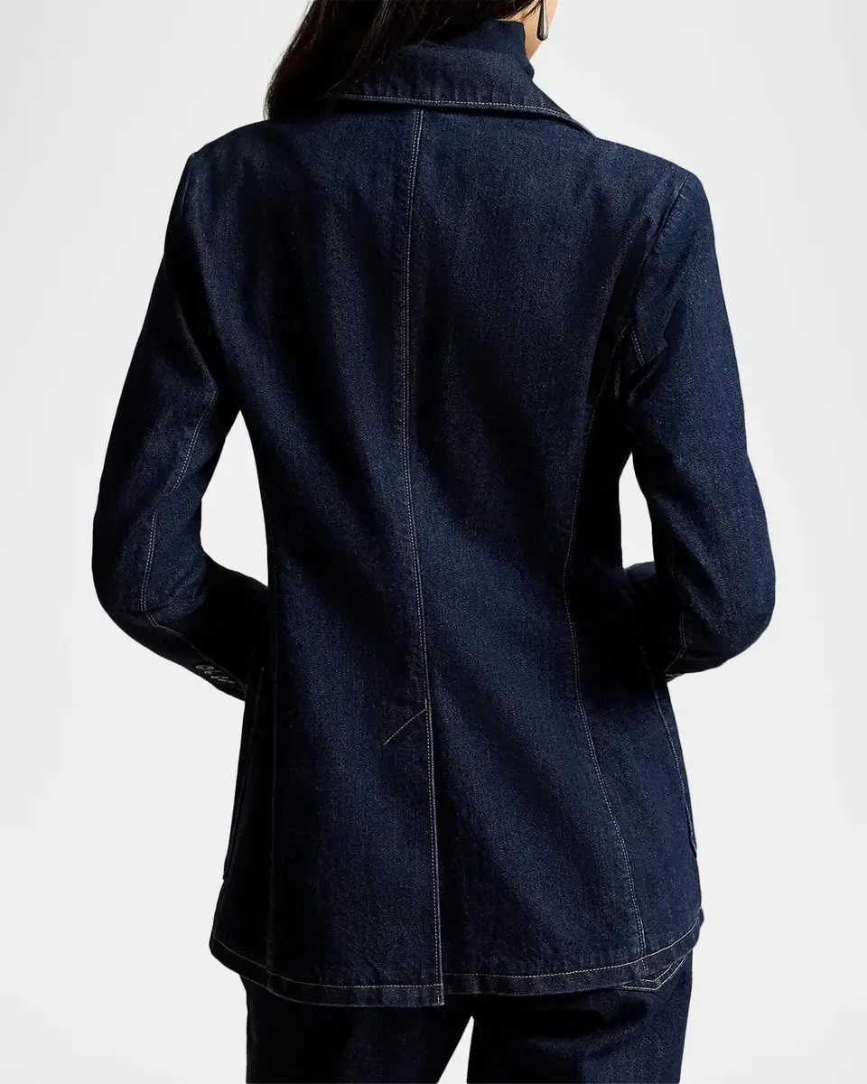 Polo Ralph Lauren Single-Button Denim Blazer | Thumbnail 3