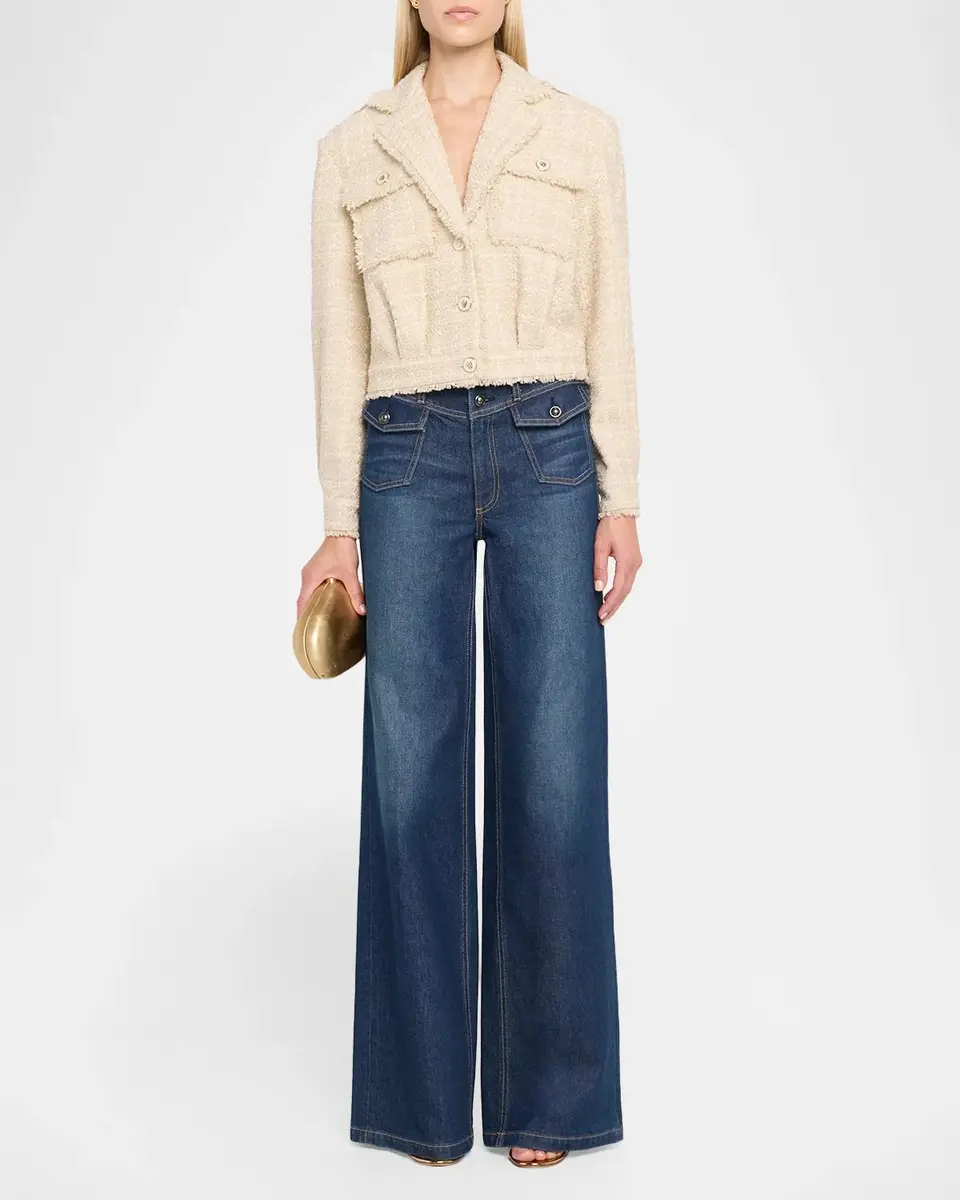 Ramy Brook Wendy Cropped Boucle Jacket | Thumbnail 2 Ramy Brook Wendy Cropped Boucle Jacket | Thumbnail 2
