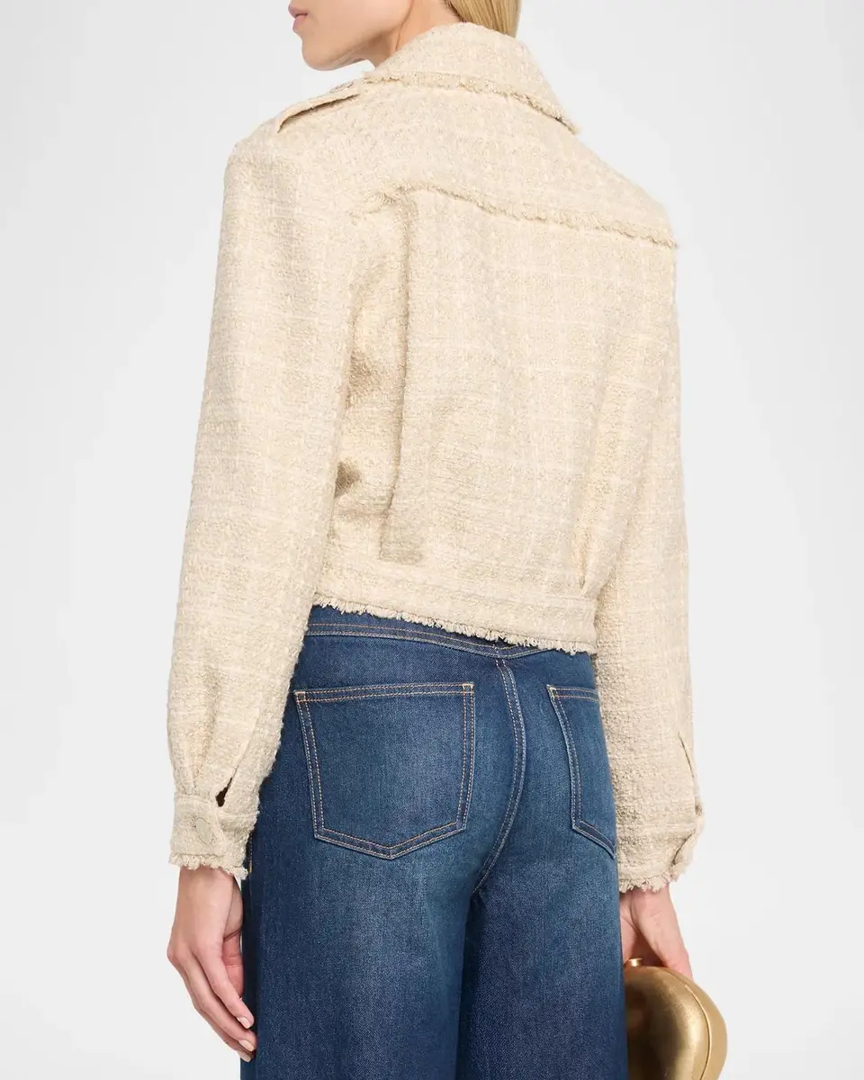 Ramy Brook Wendy Cropped Boucle Jacket | Thumbnail 3 Ramy Brook Wendy Cropped Boucle Jacket | Thumbnail 3
