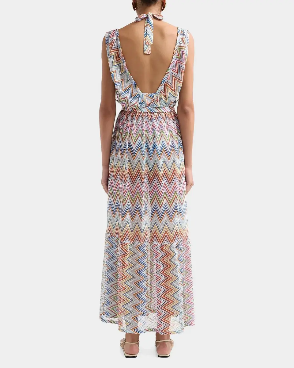 Missoni Long Zig Zag Tulle Dress Coverup | Thumbnail 3 Missoni Long Zig Zag Tulle Dress Coverup | Thumbnail 3