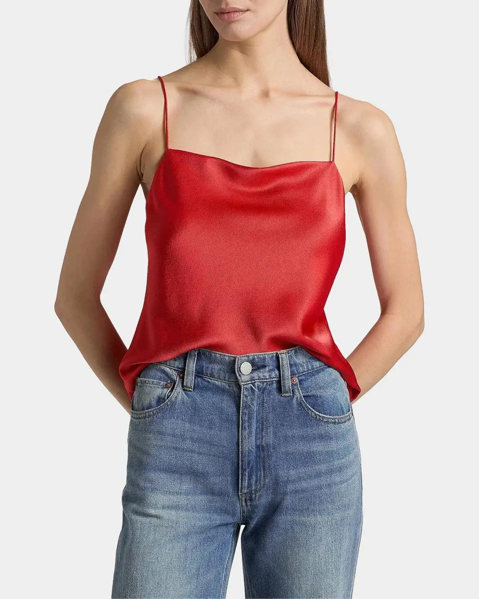 Alice + Olivia Harmon Drapey Slip Tank | Thumbnail 4 Alice + Olivia Harmon Drapey Slip Tank | Thumbnail 4