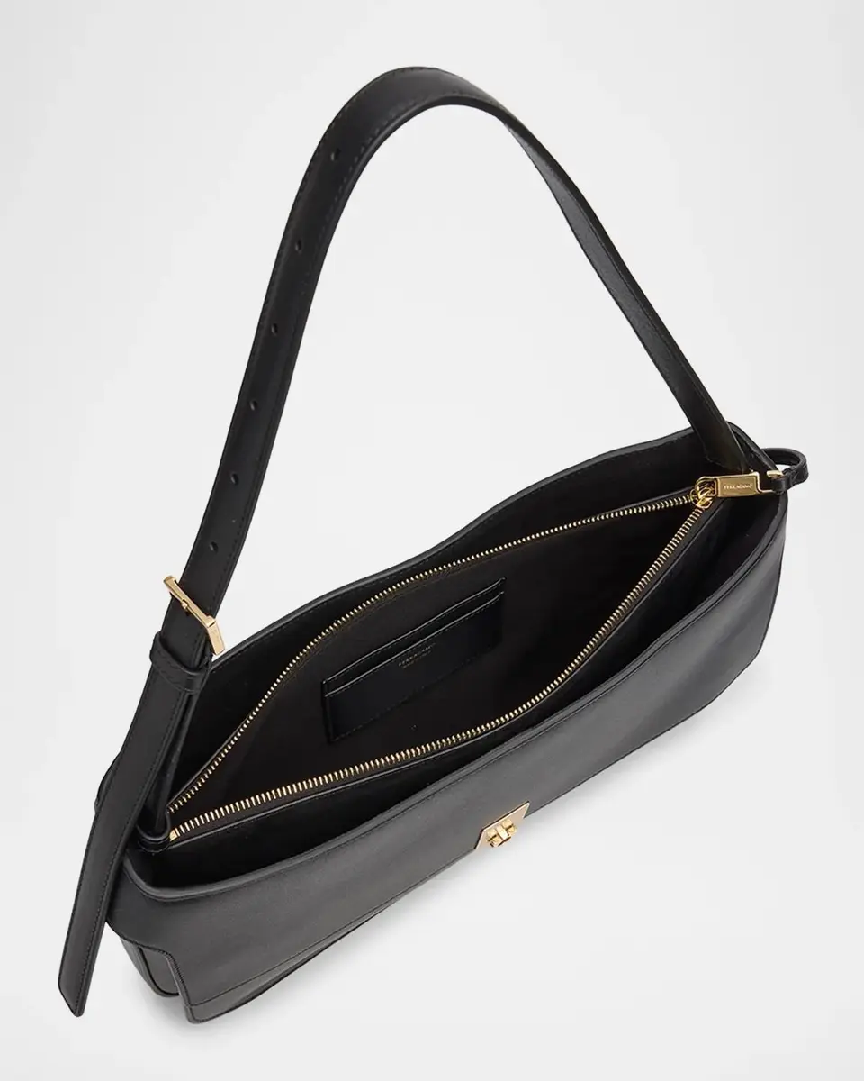 Ferragamo Cara Medium Leather Shoulder Bag | Thumbnail 3