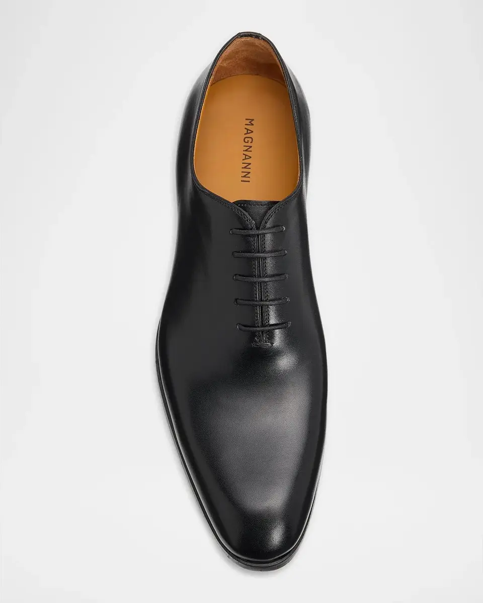 Magnanni Men's Leather Wholecut Oxfords | Thumbnail 4 Magnanni Men's Leather Wholecut Oxfords | Thumbnail 4