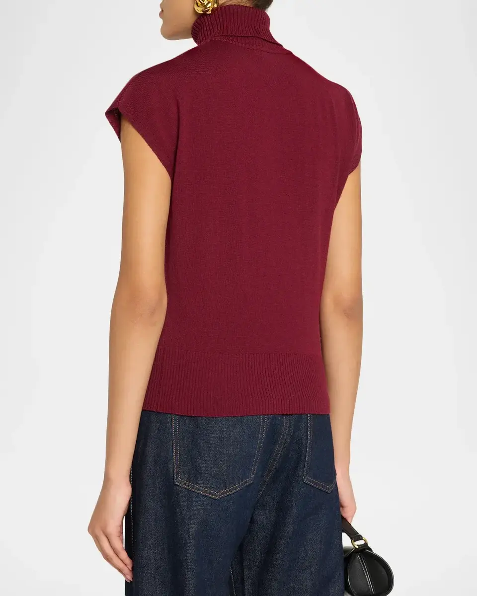 Ramy Brook Natalie Cap-Sleeve Wool Sweater | Thumbnail 3 Ramy Brook Natalie Cap-Sleeve Wool Sweater | Thumbnail 3