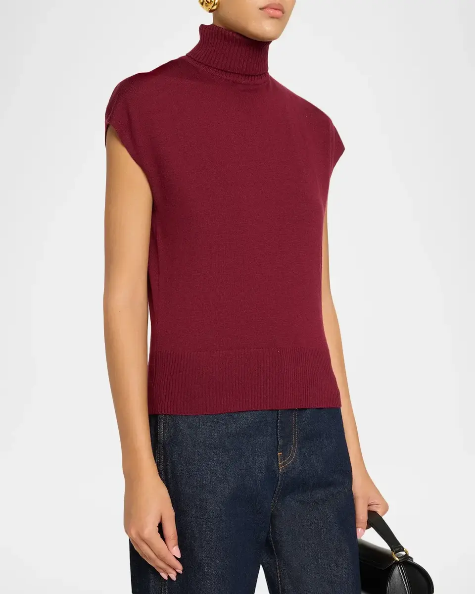 Ramy Brook Natalie Cap-Sleeve Wool Sweater | Thumbnail 4 Ramy Brook Natalie Cap-Sleeve Wool Sweater | Thumbnail 4