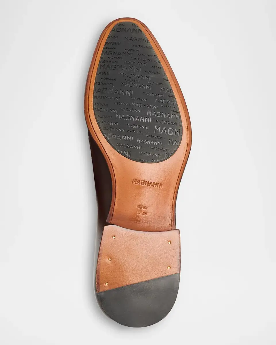 Magnanni Men's Leather Wholecut Oxfords | Thumbnail 3 Magnanni Men's Leather Wholecut Oxfords | Thumbnail 3