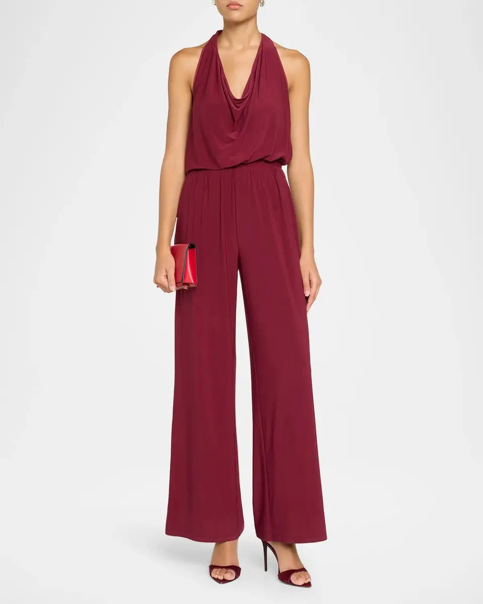 Ramy Brook Stephanie Halterneck Jersey Jumpsuit | Thumbnail 2 Ramy Brook Stephanie Halterneck Jersey Jumpsuit | Thumbnail 2