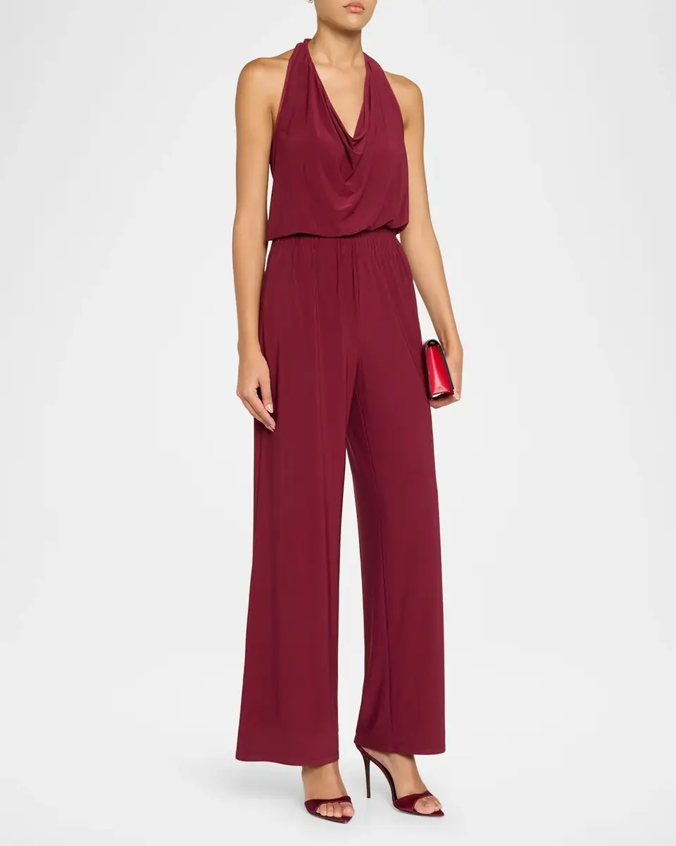 Ramy Brook Stephanie Halterneck Jersey Jumpsuit | Thumbnail 4 Ramy Brook Stephanie Halterneck Jersey Jumpsuit | Thumbnail 4