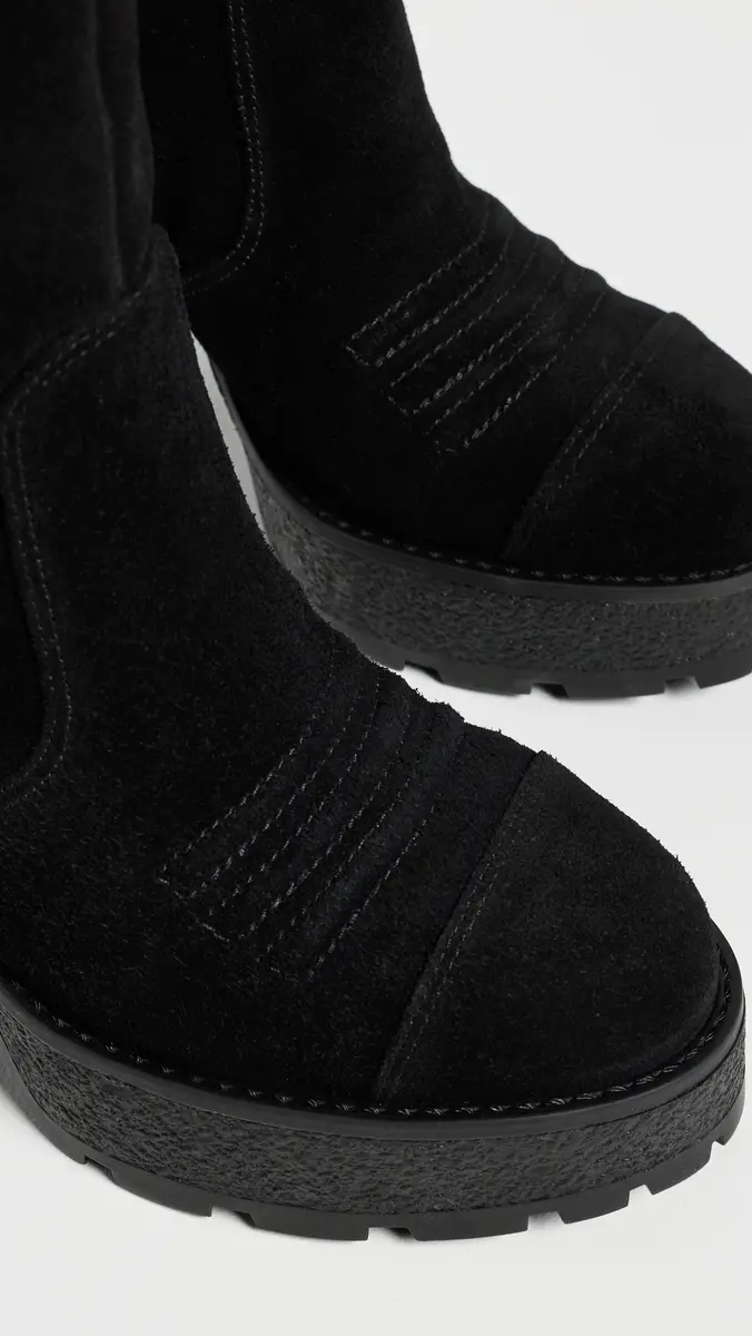 Cinq à Sept Marley Suede Lug Sole Platform Boots | Thumbnail 6 Cinq à Sept Marley Suede Lug Sole Platform Boots | Thumbnail 6
