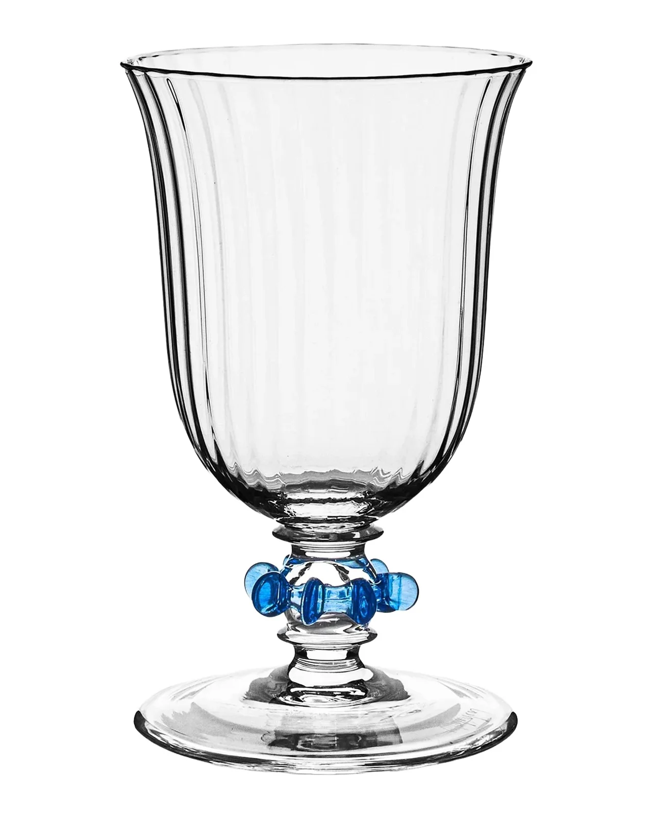 Juliska Nell Ruffle 12 oz. Goblet, Chambray