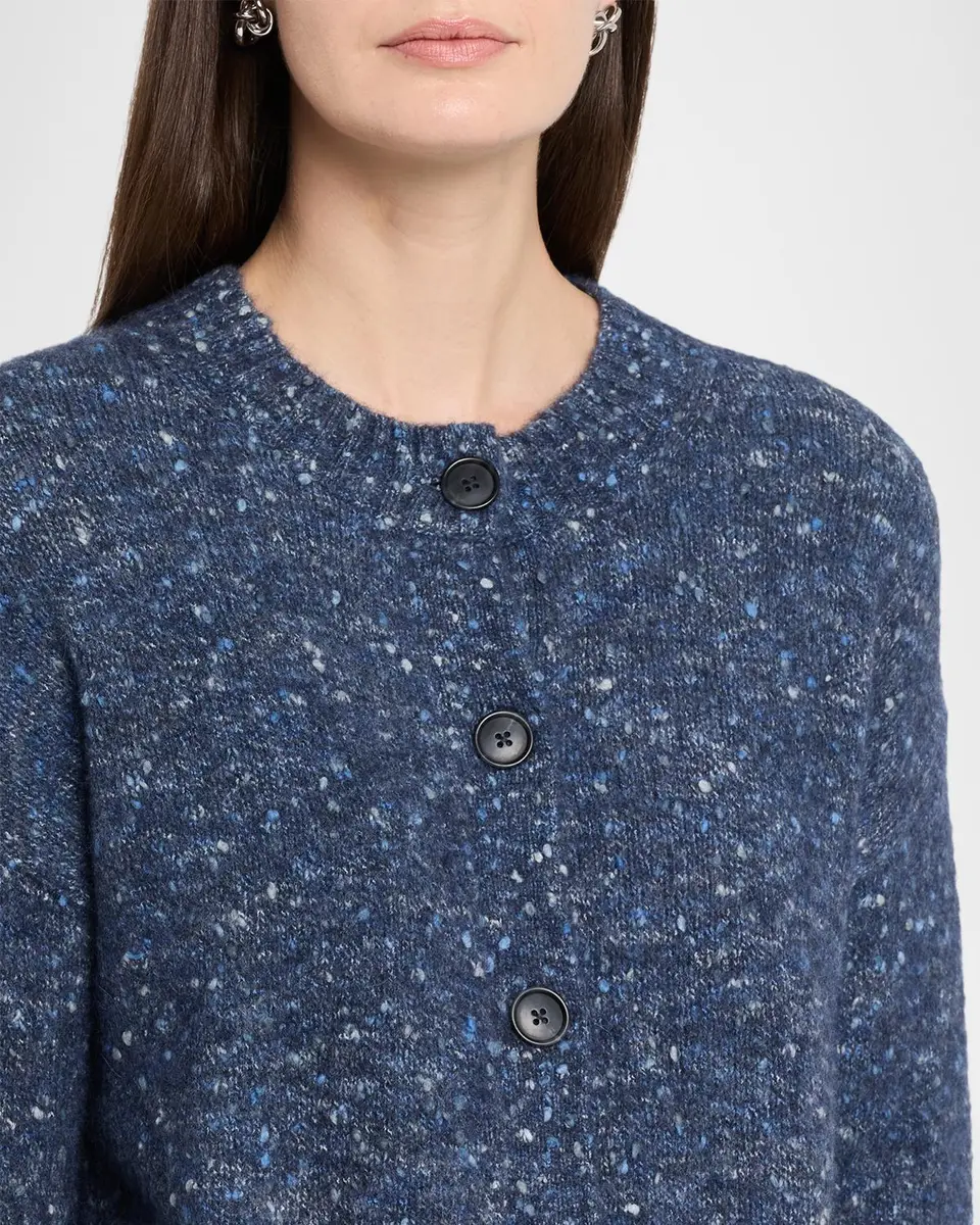 Autumn Cashmere Cropped Donegal Boucle Cardigan | Thumbnail 5 Autumn Cashmere Cropped Donegal Boucle Cardigan | Thumbnail 5