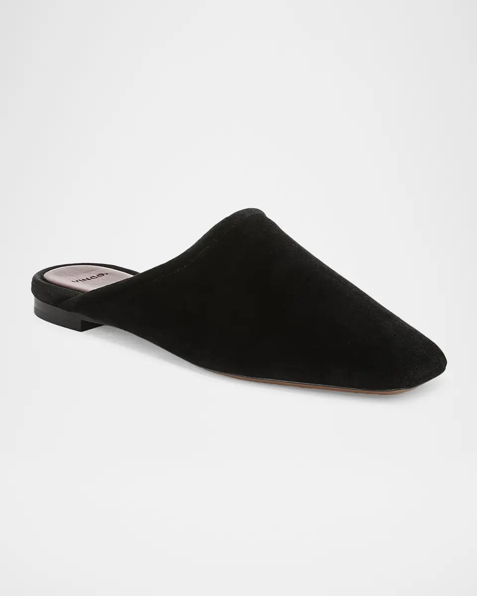 Vince Dakota II Velvet Mules | Thumbnail 2 Vince Dakota II Velvet Mules | Thumbnail 2