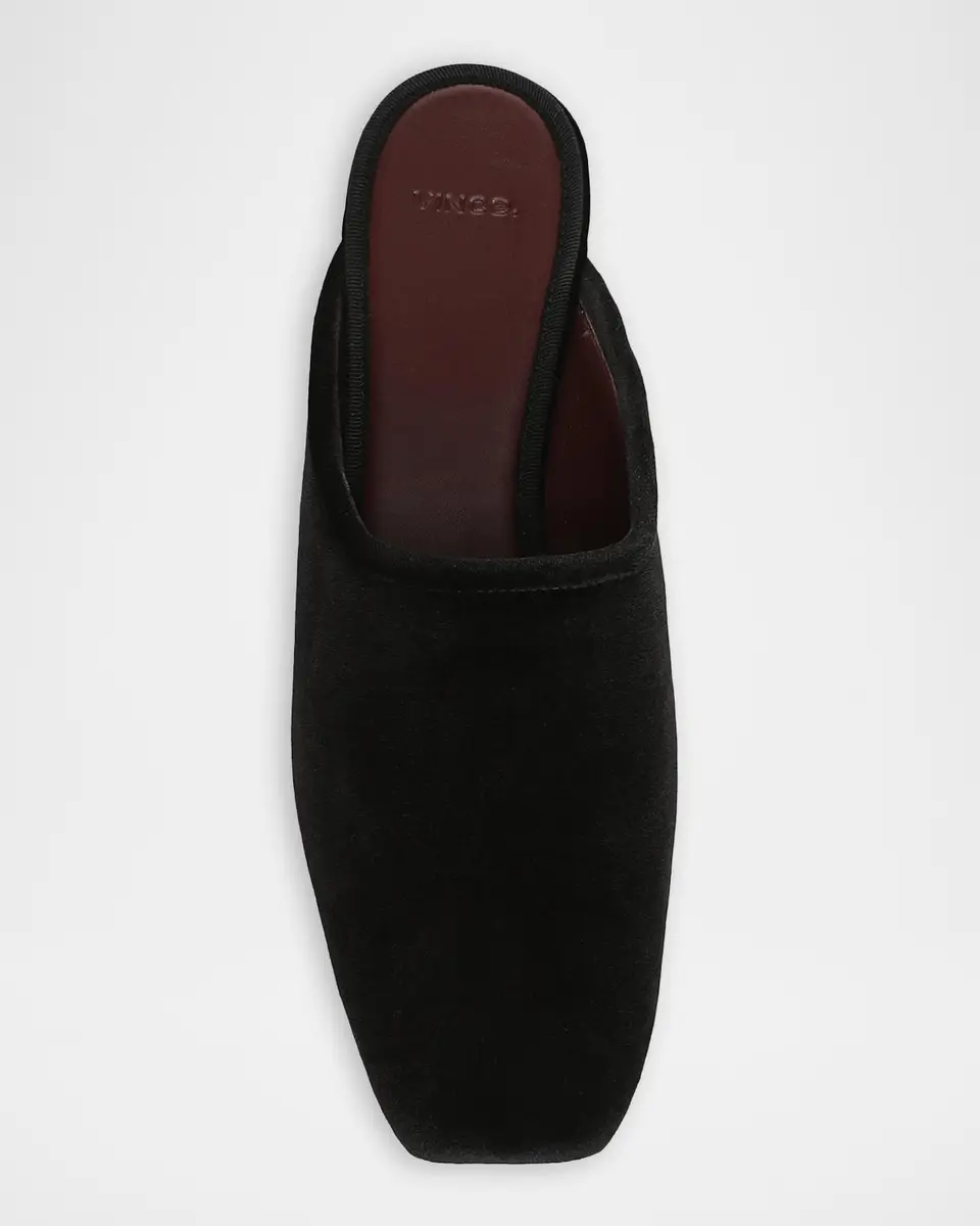 Vince Dakota II Velvet Mules | Thumbnail 4 Vince Dakota II Velvet Mules | Thumbnail 4