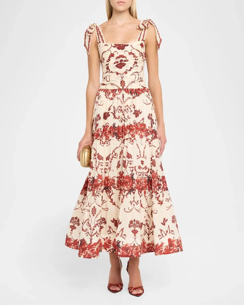 Alice + Olivia Haven Flared Maxi Dress | Thumbnail 2 Alice + Olivia Haven Flared Maxi Dress | Thumbnail 2