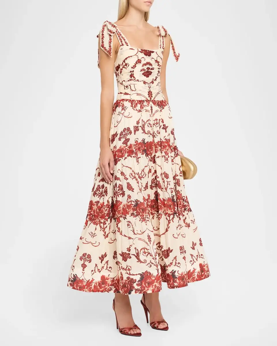 Alice + Olivia Haven Flared Maxi Dress | Thumbnail 4 Alice + Olivia Haven Flared Maxi Dress | Thumbnail 4