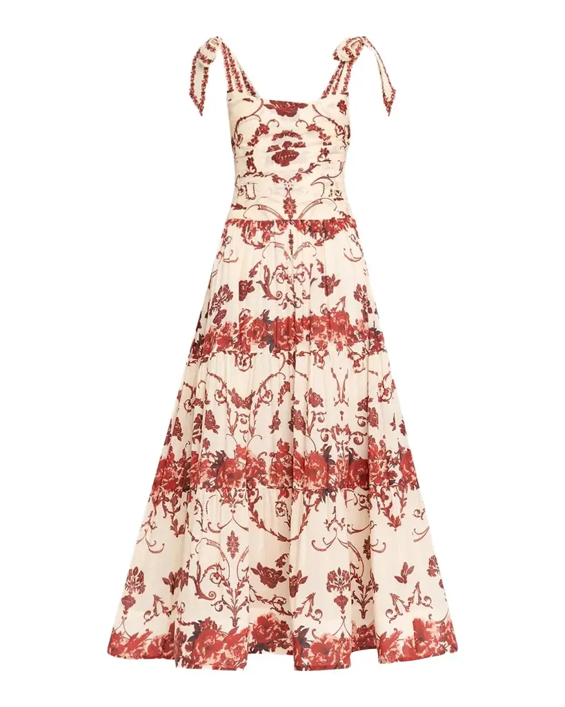 Alice + Olivia Haven Flared Maxi Dress | Image 1 Alice + Olivia Haven Flared Maxi Dress | Image 1