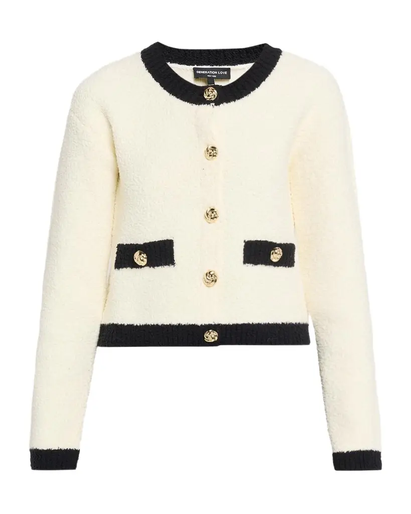 Generation Love Erica Boucle Cardigan | Thumbnail 1 Generation Love Erica Boucle Cardigan | Thumbnail 1