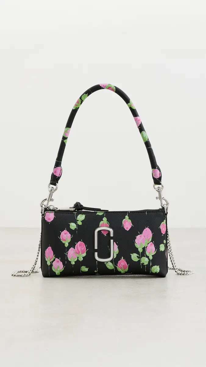 Marc Jacobs Snapshot Convertible Shoulder Bag In Vintage Floral Black multi | Thumbnail 2